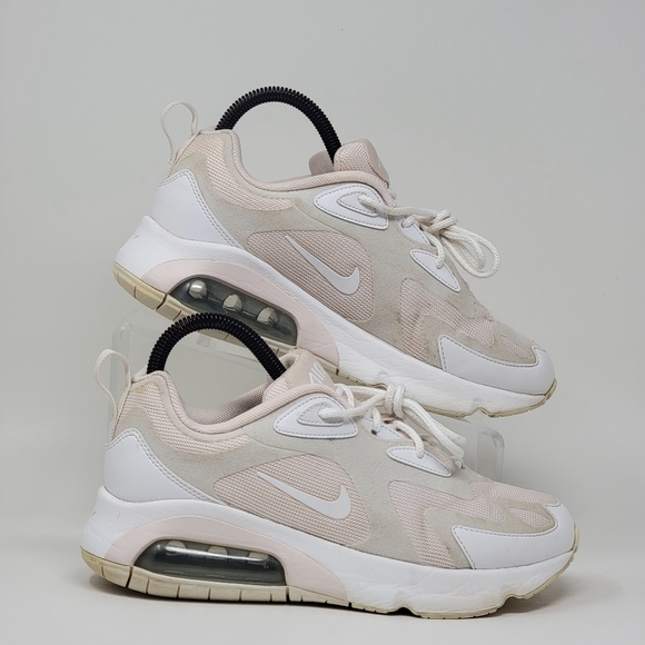 NIKE AT6175-600 LIGHT SOFT PINK AIR MAX 200 WOMENS SNEAKER SIZE 7 PREOWNED - Picture 2 of 10